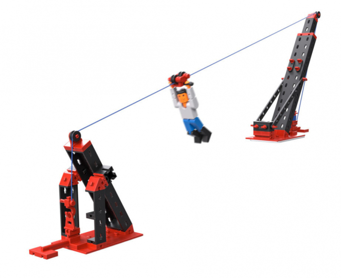 Fischertechnik-Kit STEM Transport pe cablu, Fischertechnik [3]