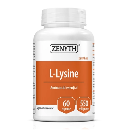 Zenyth-L-Lysine, 550 mg, 60 capsule, Zenyth [1]