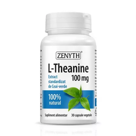 L-Theanine, 100 mg, 30 capsule, Zenyth [1]