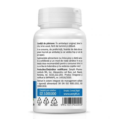 L-Theanine, 100 mg, 30 capsule, Zenyth [3]