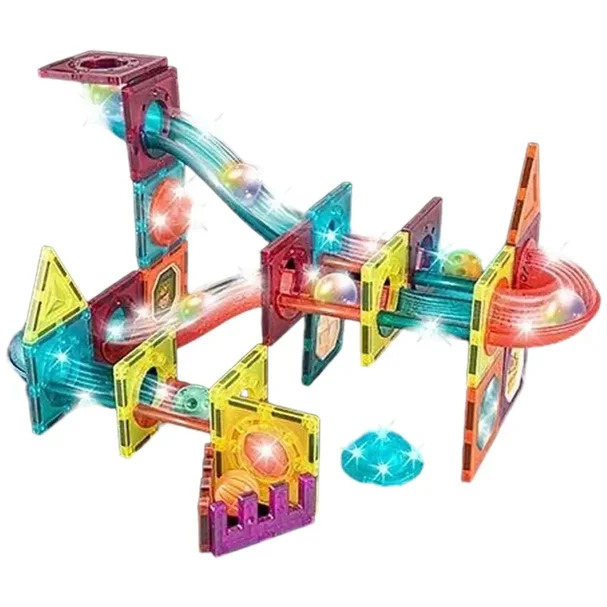 Labirintul meu magnetic cu lumini - 65 piese (7.5 cm) [2]