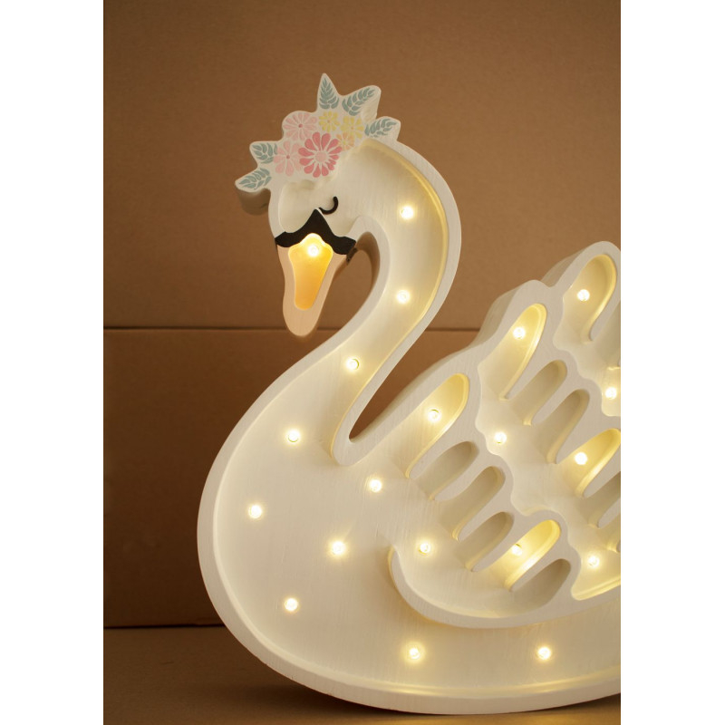 Little Lights-Lampa LITTLE LIGHTS Lebada, Lake Flower White [3]