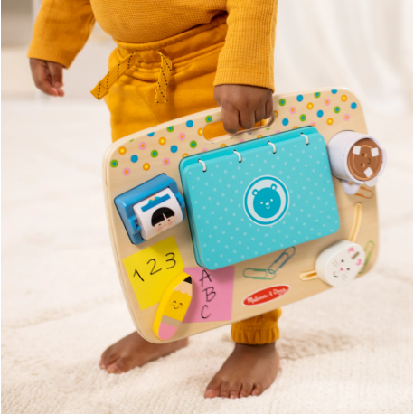 Melissa & Doug-Laptop din lemn de jucarie pentru toddleri [4]