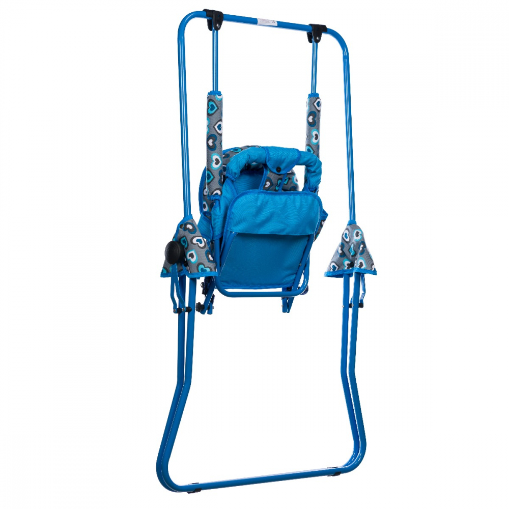 APPEKIDS-Leagan pentru copii, AppeKids, cu spatar reglabil, Blue Hearts [6]