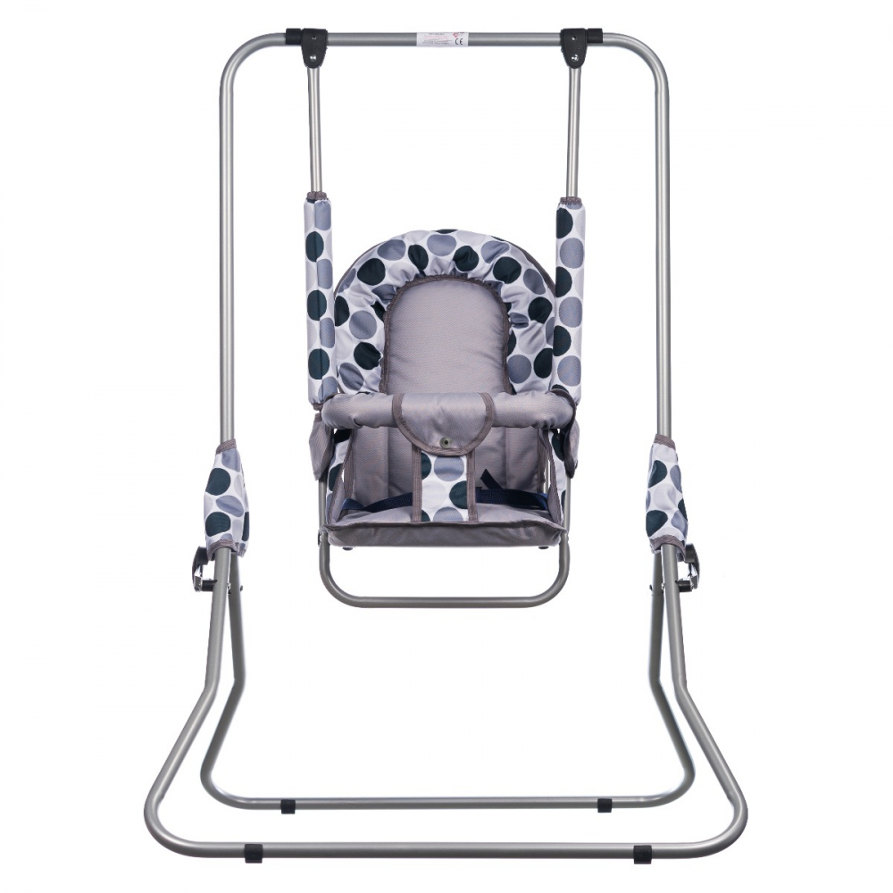 Leagan pentru copii, AppeKids, pentru interior si exterior, Grey Dots [1]