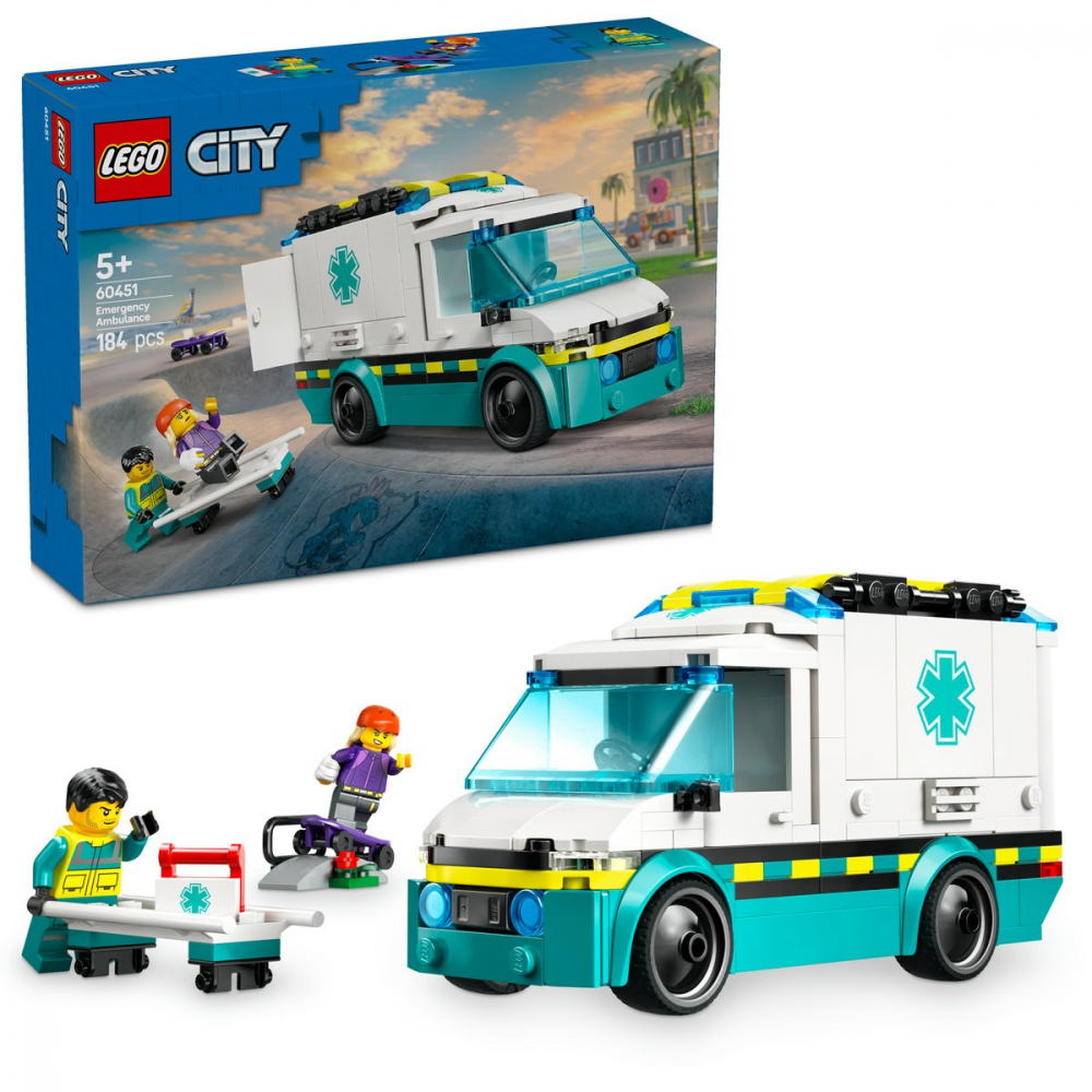 Lego City Ambulanta De Urgente 60451 [8]