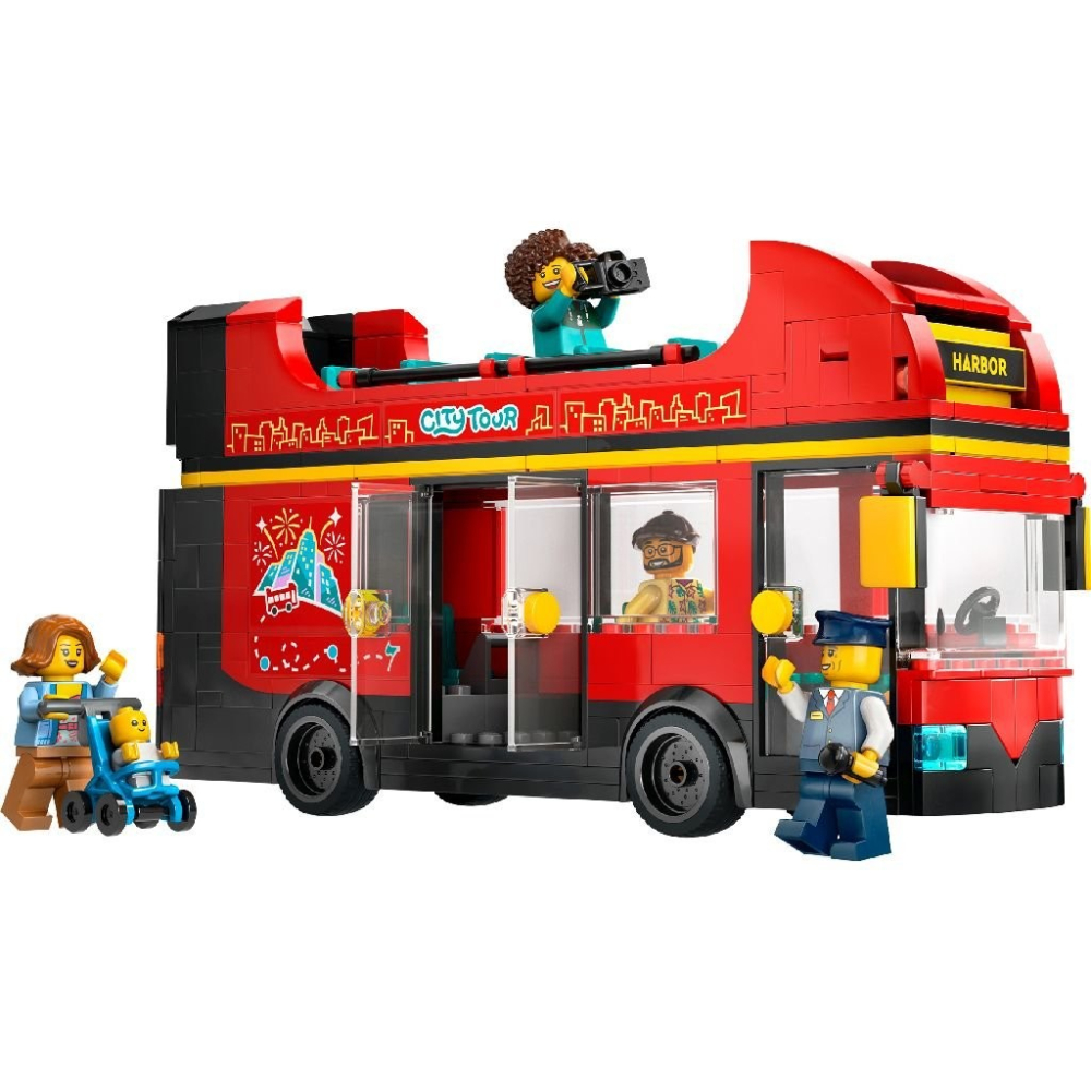 LEGO-Lego City Autobuz Turistic Rosu Cu Etaj 60407 [2]