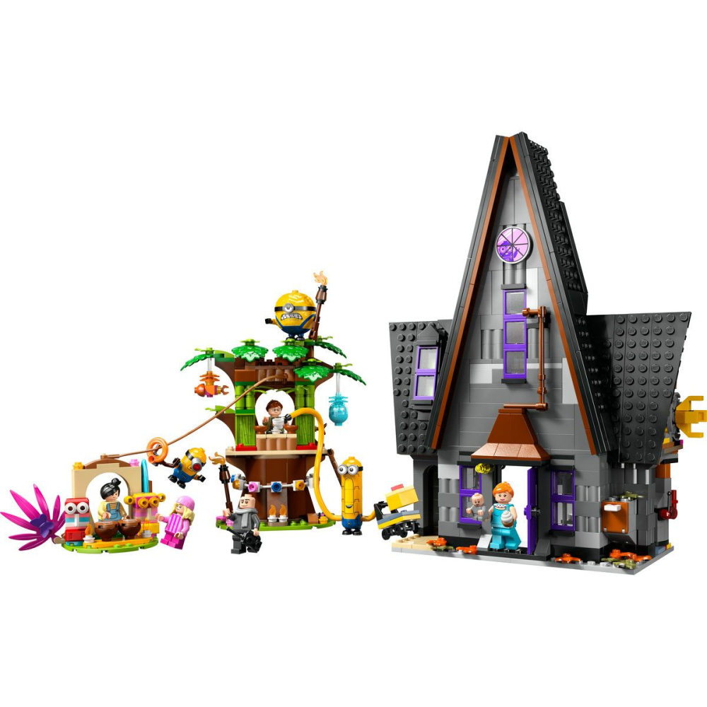 LEGO-Lego Despicable Me4 Resedinta De Familie A Lui Gru Si A Minionilor 75583 [5]