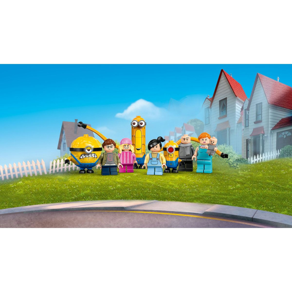 LEGO-Lego Despicable Me4 Resedinta De Familie A Lui Gru Si A Minionilor 75583 [12]