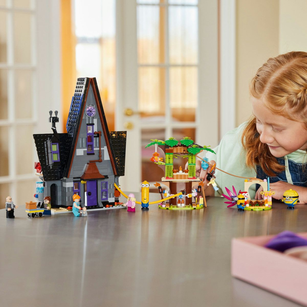 LEGO-Lego Despicable Me4 Resedinta De Familie A Lui Gru Si A Minionilor 75583 [6]