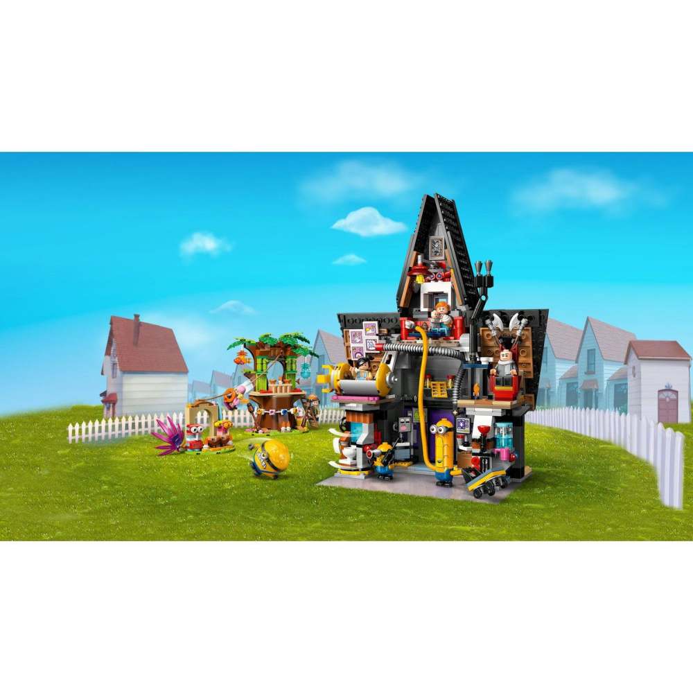 LEGO-Lego Despicable Me4 Resedinta De Familie A Lui Gru Si A Minionilor 75583 [11]