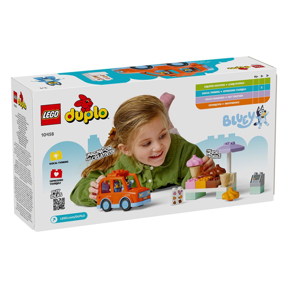 LEGO-Lego Duplo Vizita Cu Blue La Furgoneta De Inghetata 10458  [7]
