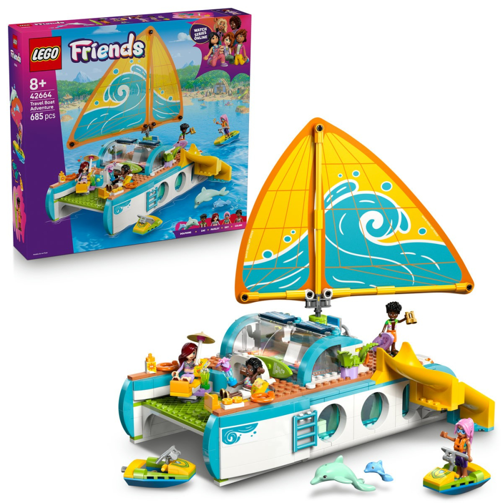 LEGO-Lego Friends Calatoria Aventuroasa Cu Barca 42664 [9]