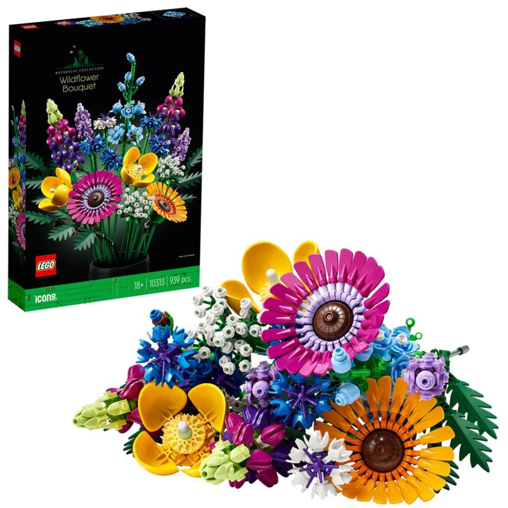 LEGO-Lego Icons Buchet De Flori De Camp 10313 [5]
