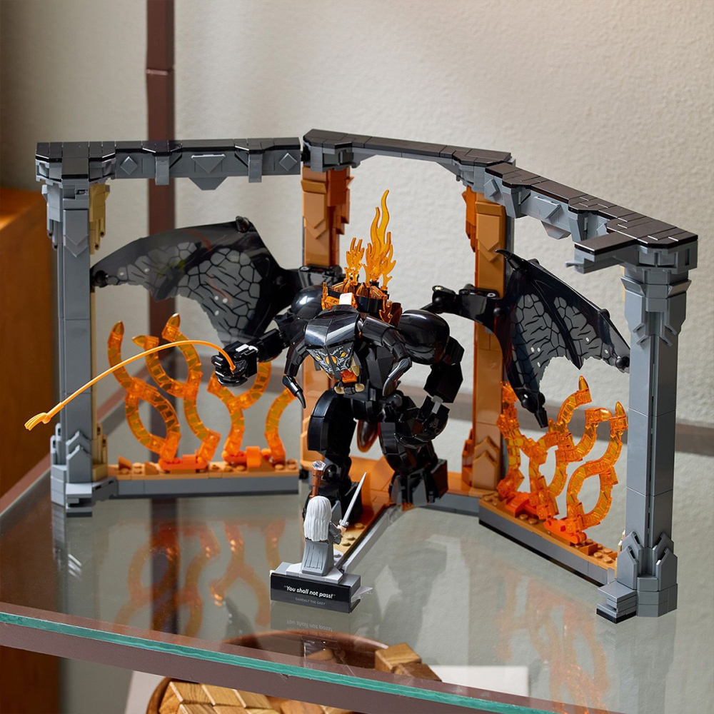 LEGO-Lego Icons Stapanul Inelelor Diorama Pentru Biblioteca Cu Un Barlog 10367 [8]