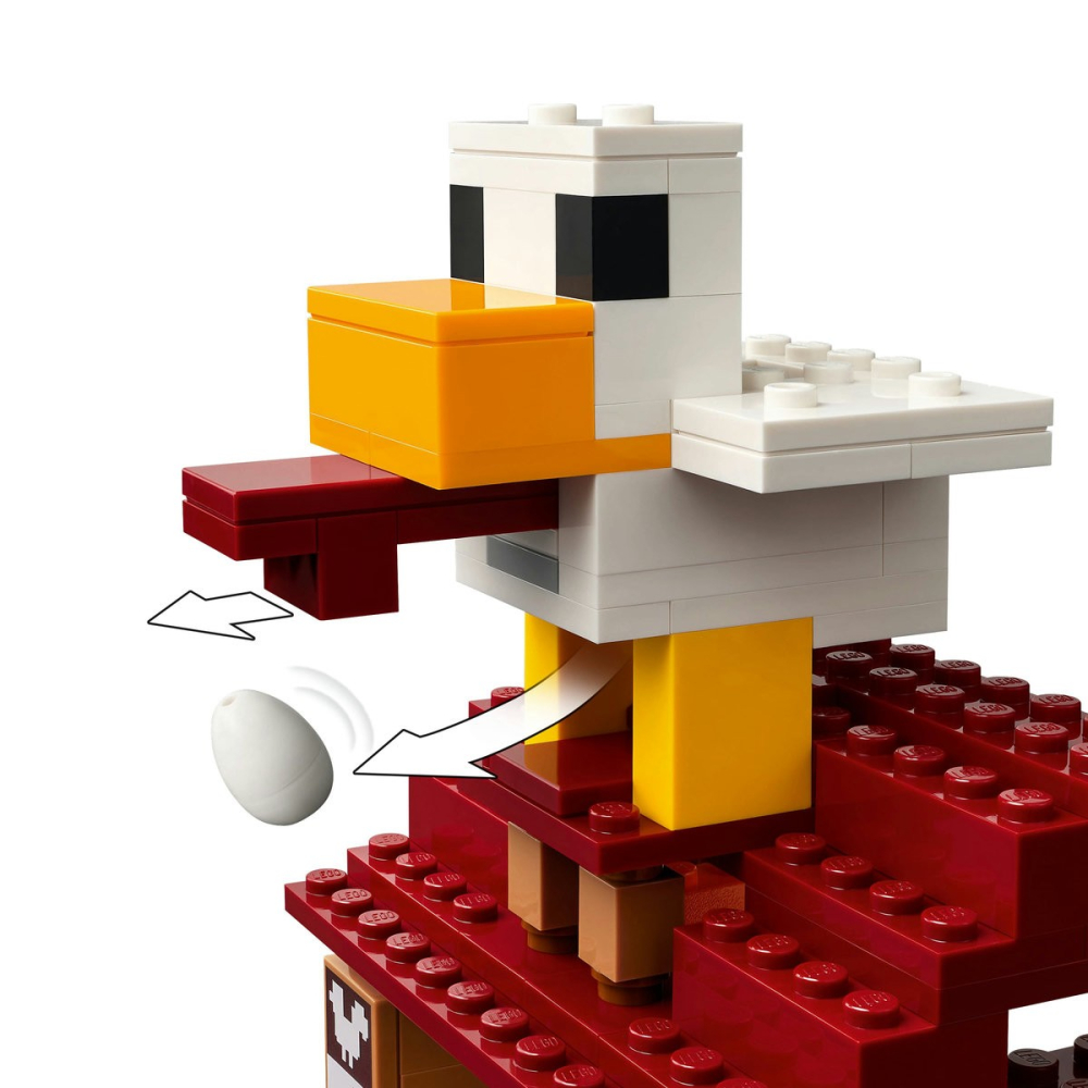 LEGO-Lego Minecraft Atacul Baloanelor Ghast Asupra Satului 21273 [7]