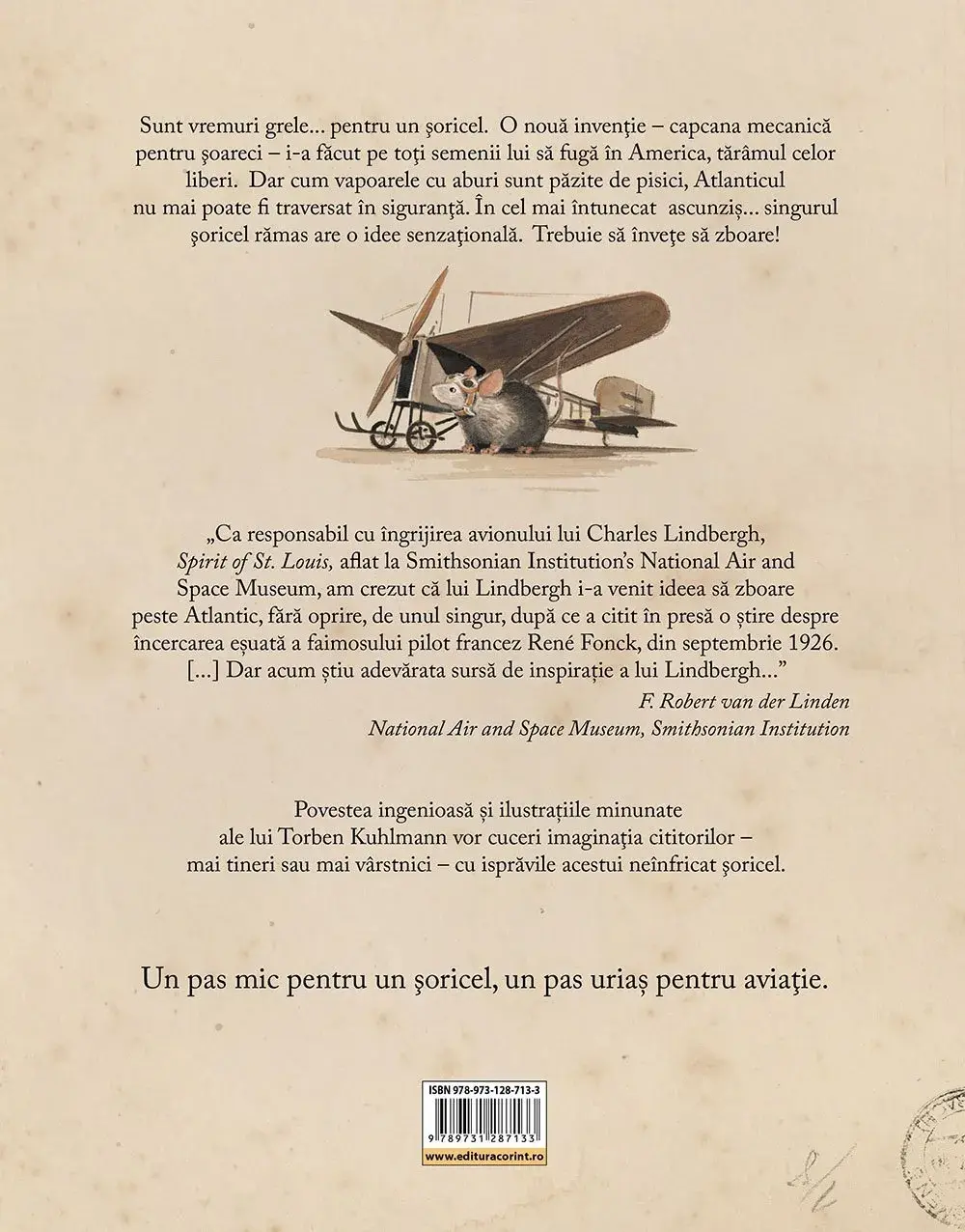 Corint-Lindbergh. Povestea unui soricel zburator [2]
