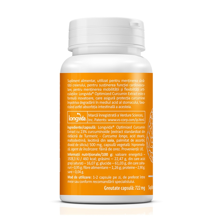 Zenyth-Longvida Brain Curcumin, 500 mg, 30 capsule, Zenyth [4]