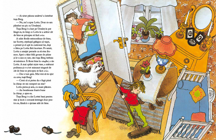 Editura Cartea Copiilor Lotta si Craciunul cu peripetii de Astrid Lindgren ilustratii de Ilon Wikland [4]