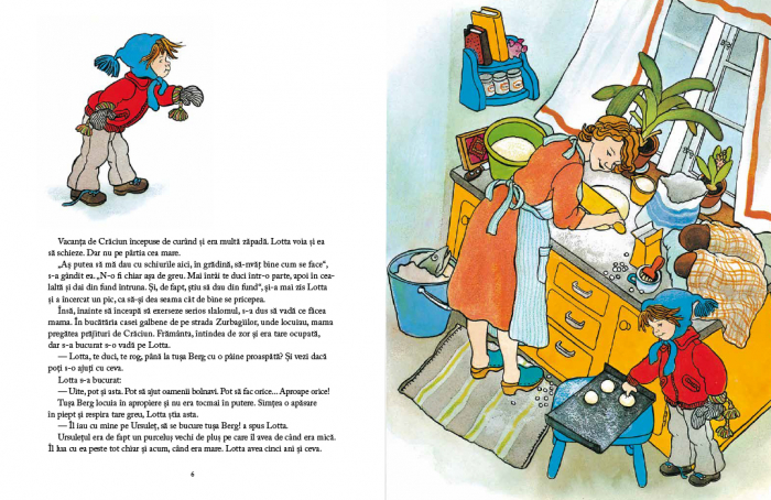 Editura Cartea Copiilor Lotta si Craciunul cu peripetii de Astrid Lindgren ilustratii de Ilon Wikland [8]