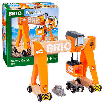 BRIO-Macara Gantry incarcare marfa trenulete BRIO, 3+ ani [1]