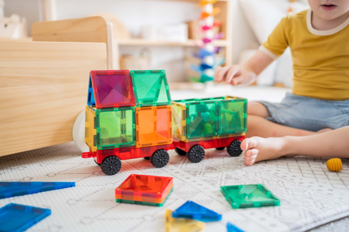 Connetix Magnetic Tiles Set constructie magnetic 24 piese masinute [4]