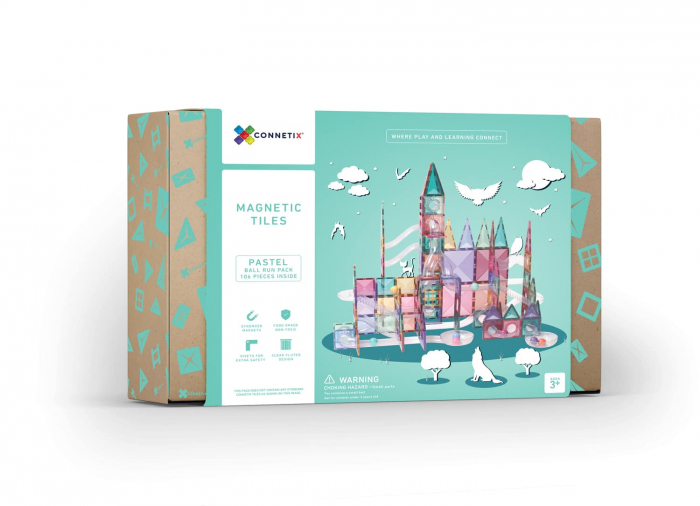 Connetix-Magnetic-Tiles-Set-constructie-magnetic-106-piese-culori-pastel [2]