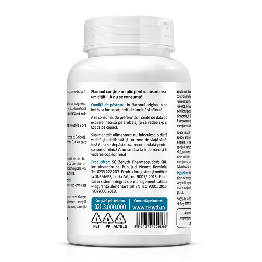Zenyth-Magneziu Marin, 60 capsule, Zenyth [2]