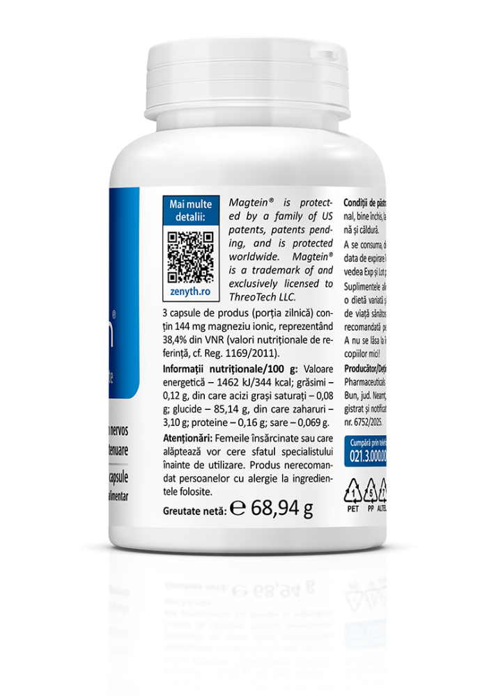 Magneziu Treonat Magtein, 90 capsule [3]