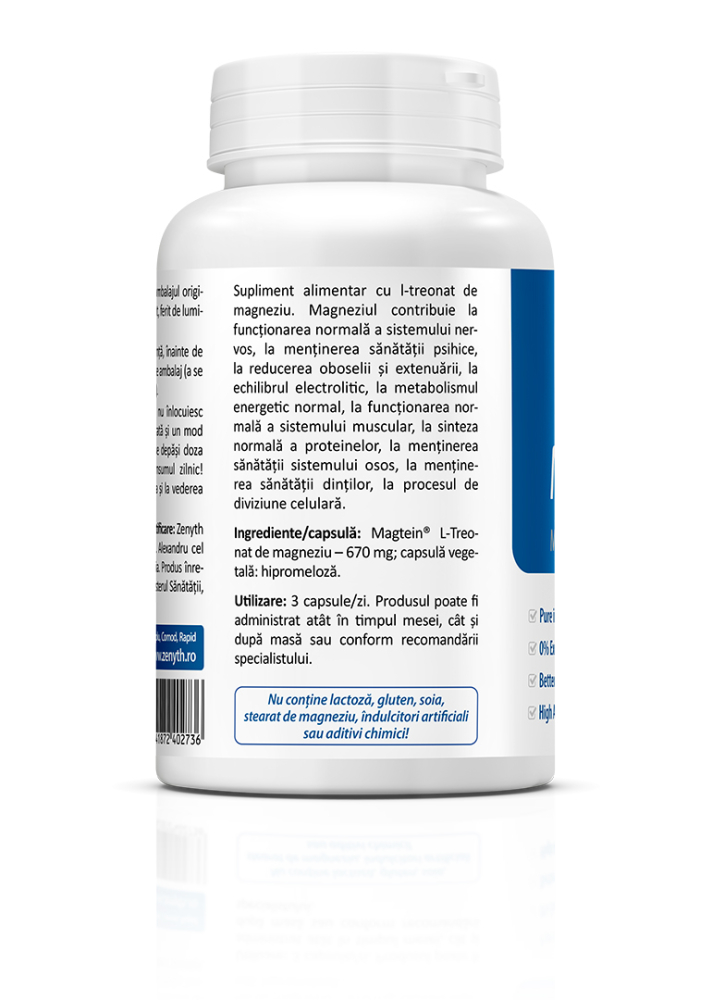 Magneziu Treonat Magtein, 90 capsule [2]