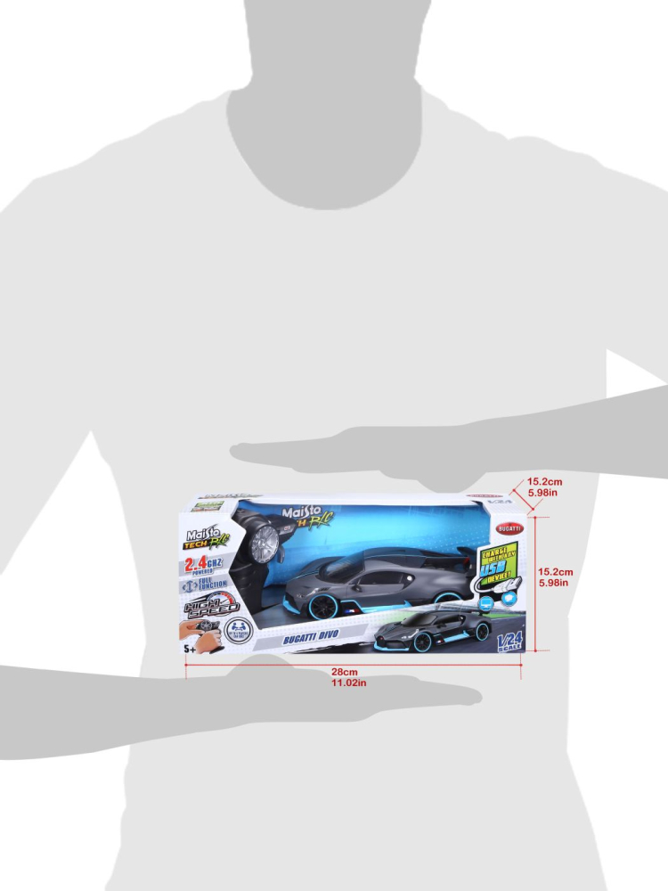 Maisto Masinuta Premium Cu Telecomanda Bugatti Divo 2.4 Ghz Reincarcabila Scara 1 La 24 [9]