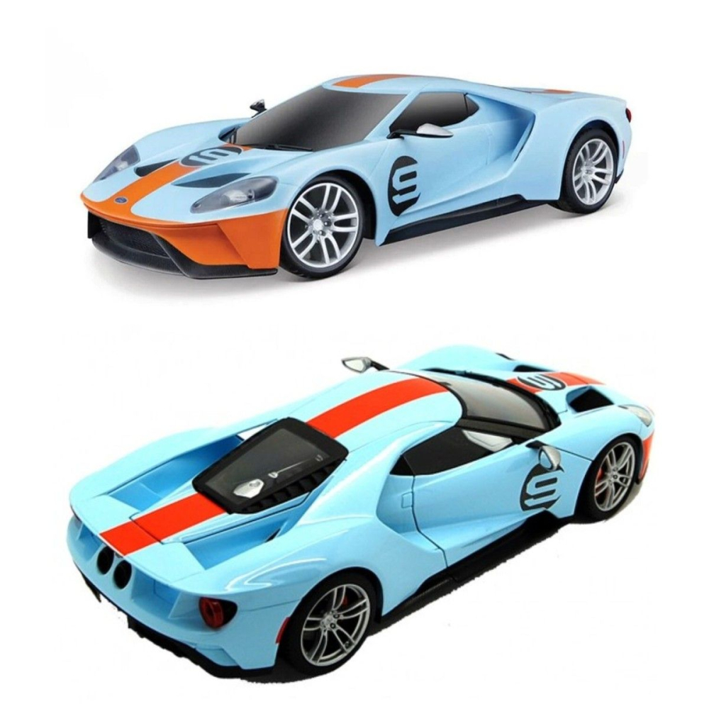 MAISTO-Maisto Motosounds Masinuta Ford Gt Heritage 2019 Cu Sunete Si Lumini Scara 1 La 24 [2]