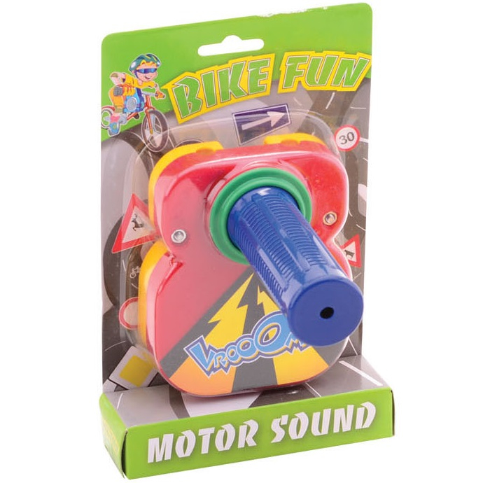 Maner rosu pentru bicicleta cu zgomot de motor [1]
