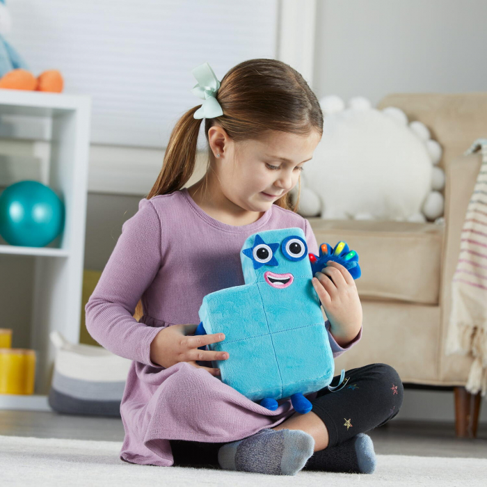 Hand2Mind Mascota cu sunete si lumini Numberblocks - Cinci [5]