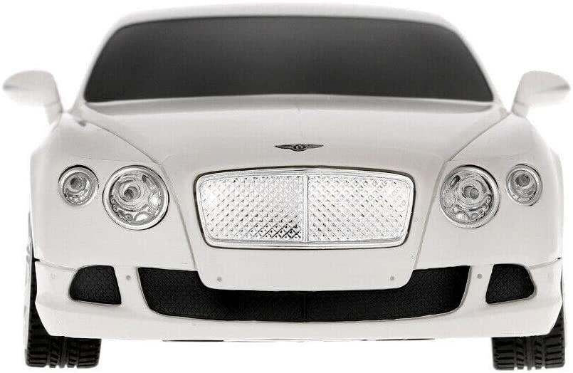 Rastar-Masina Cu Telecomanda Bentley Continental Gt Alb Cu Scara 1 La 24 [3]