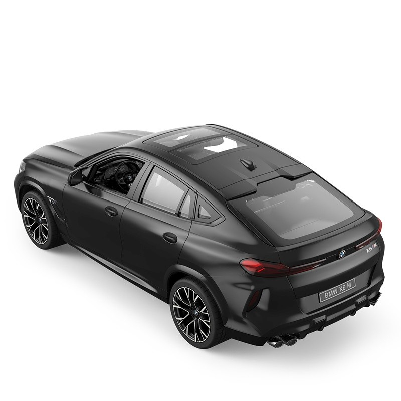Rastar-Masina Cu Telecomanda Bmw X6 M Negru Scara 1 La 14 [4]