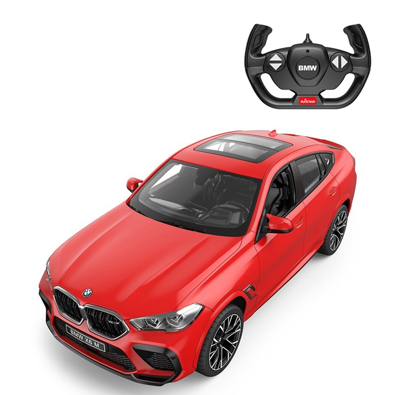 Rastar-Masina Cu Telecomanda Bmw X6 M Rosu Scara 1 La 14 [2]