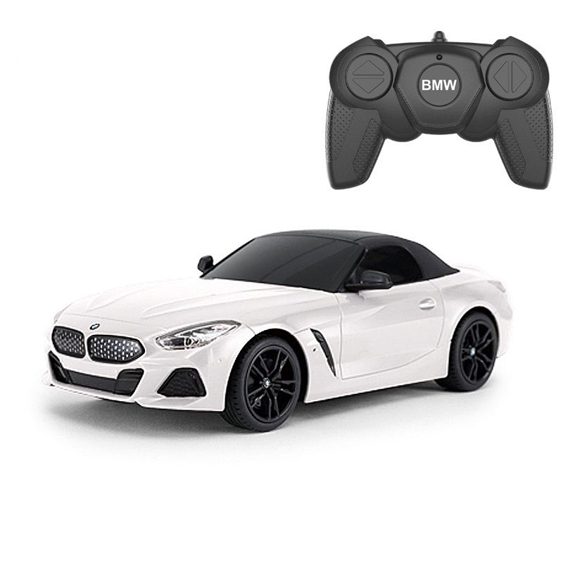 Masina Cu Telecomanda Bmw Z4 Roadster Alb Scara 1 La 18 [2]