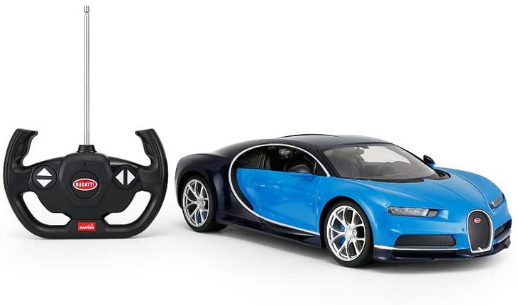 Masina Cu Telecomanda Bugatti Chiron Albastru Scara 1 La 14 [8]