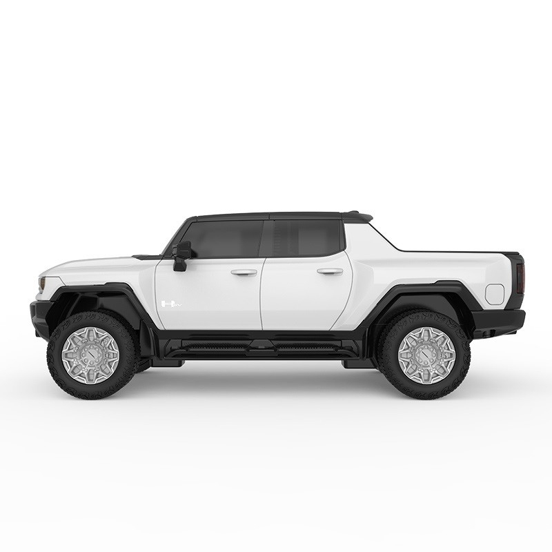 Rastar-Masina Cu Telecomanda Hummer Ev Alb Cu Scara 1 La 24 [4]