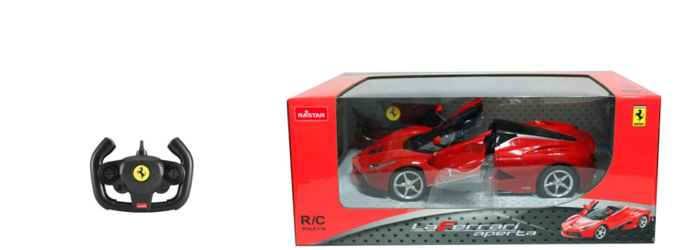 Rastar-Masina Cu Telecomanda Laferrari Aperta Rosu Scara 1 La 14 [7]