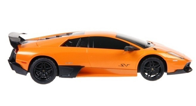 Rastar-Masina Cu Telecomanda Lamborghini Murcielago Lp670 Portocaliu Cu Scara 1 La 24 [4]