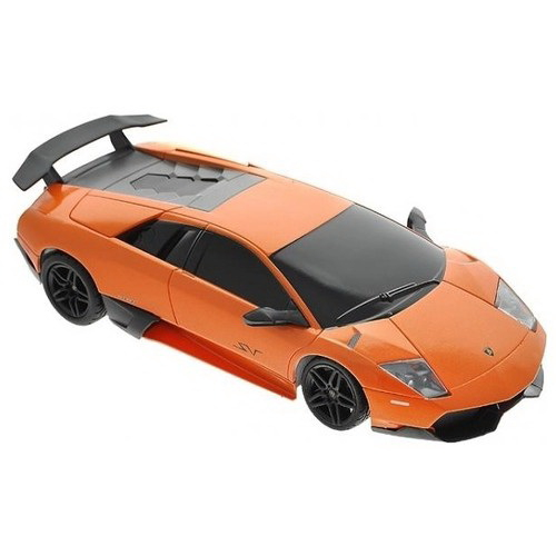 Rastar-Masina Cu Telecomanda Lamborghini Murcielago Lp670 Portocaliu Cu Scara 1 La 24 [3]