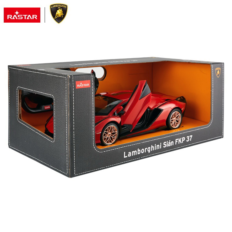 Rastar-Masina Cu Telecomanda Lamborghini Sian Rosu Cu Scara 1 La 14 [2]