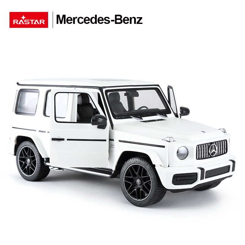 Masina Cu Telecomanda Mercedes-Benz G63 Alb Scara 1 La 14 [5]