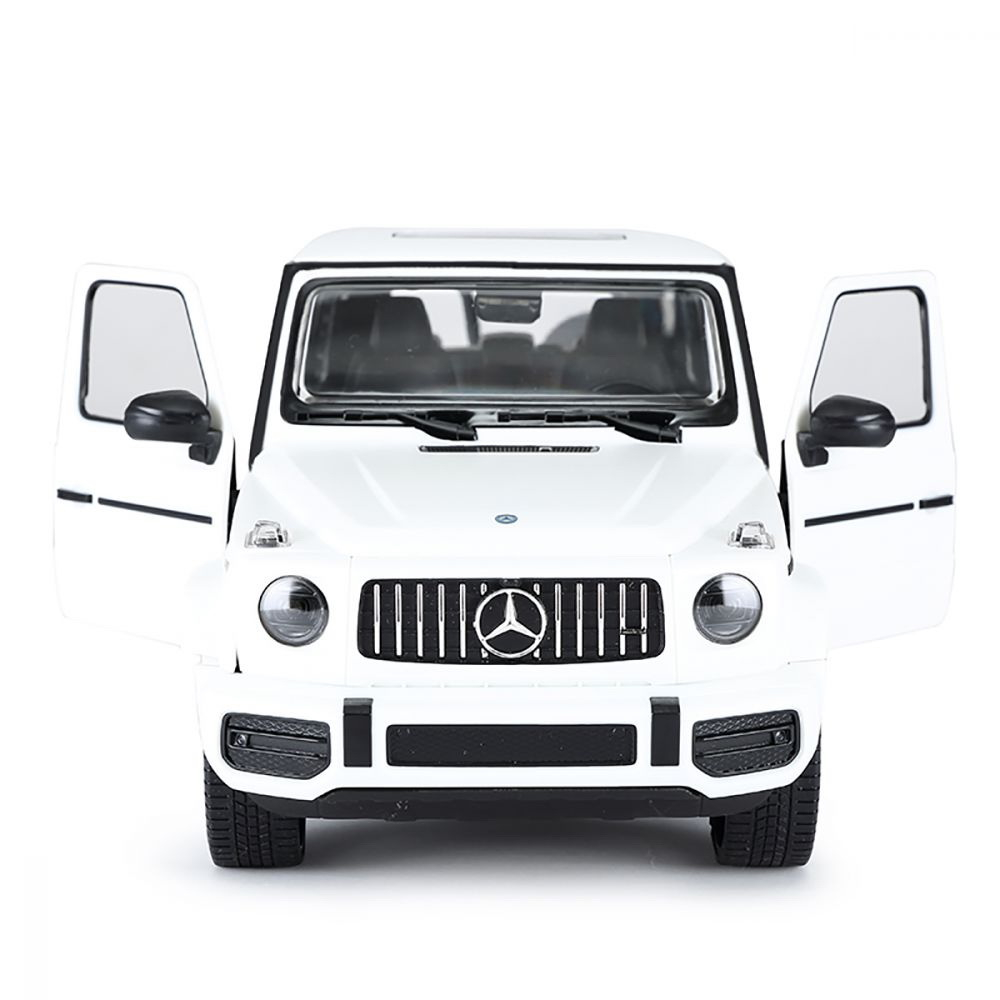 Rastar-Masina Cu Telecomanda Mercedes-Benz G63 Alb Scara 1 La 24 [6]