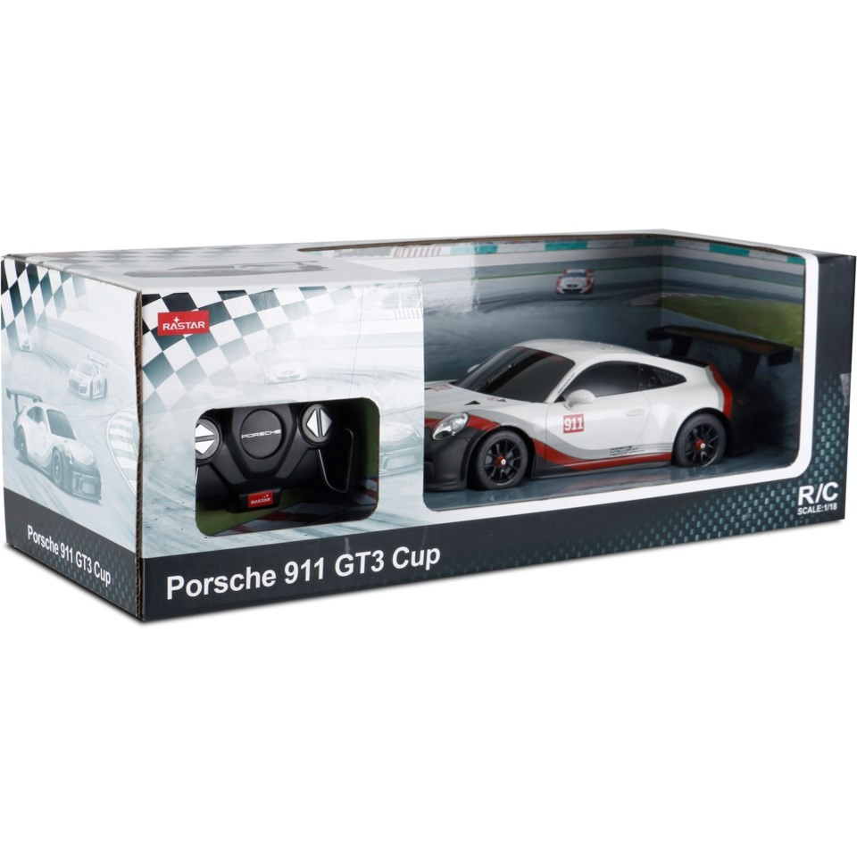 Rastar-Masina Cu Telecomanda Porsche 911 Gt3 Cup Scara 1 La 18 [2]