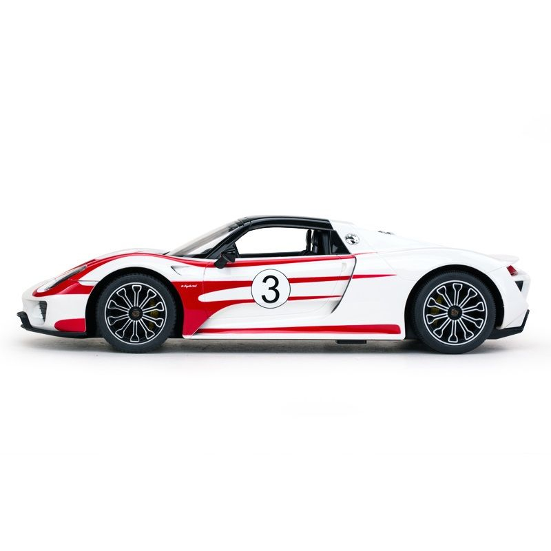 Rastar-Masina Cu Telecomanda Porsche 918 Spyder Weissach Alb Scara 1 La 14 [4]