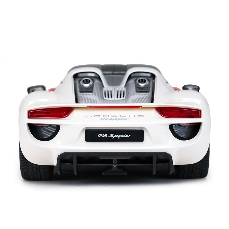 Rastar-Masina Cu Telecomanda Porsche 918 Spyder Weissach Alb Scara 1 La 14 [6]