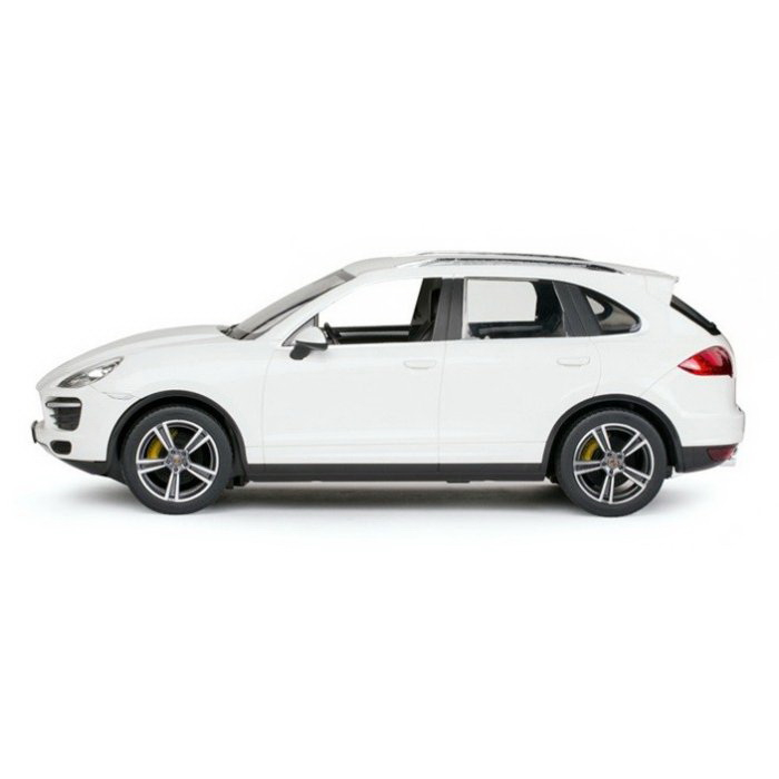 Rastar-Masina Cu Telecomanda Porsche Cayenne Turbo Alb Cu Scara 1 La 14 [3]